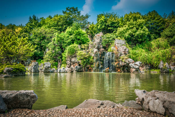 istock The city park with lake 900591626
