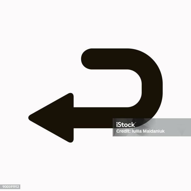 Returned Vector Icon Stock Illustration - Download Image Now - Arrival, Icon Symbol, Returning
