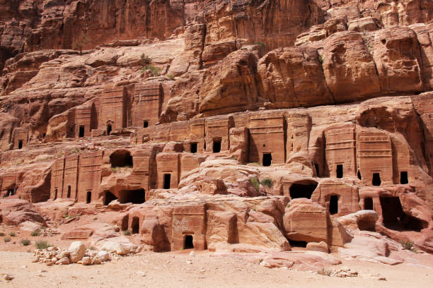 istock Cave dwellings, Petra, Jordan 900592154