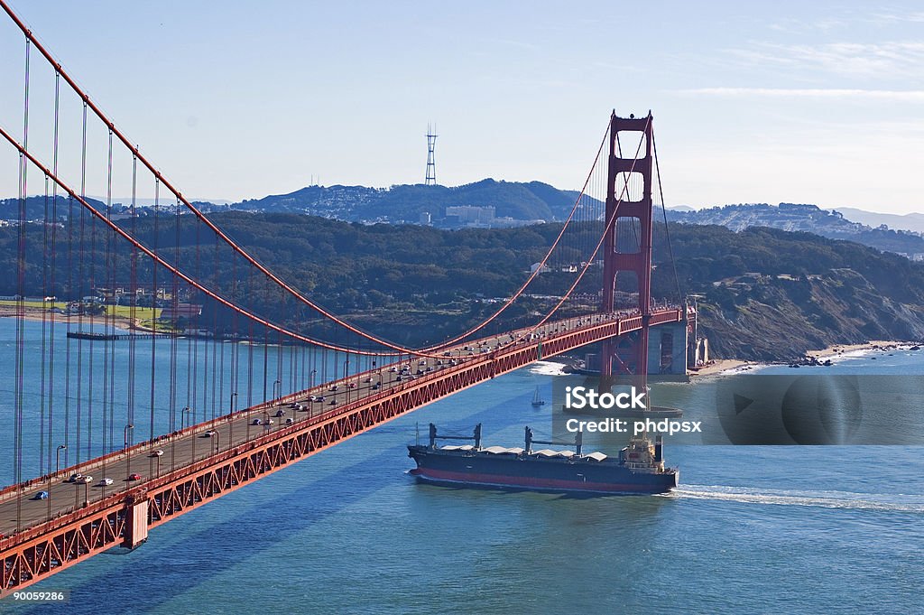 Golden Gate bridge de São Francisco - Royalty-free Baía Foto de stock