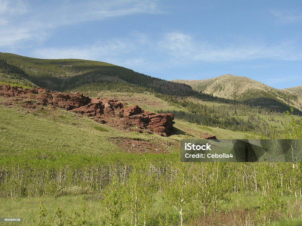 Red Rocks - Waterton Park, Canada  Alberta Stock Photo