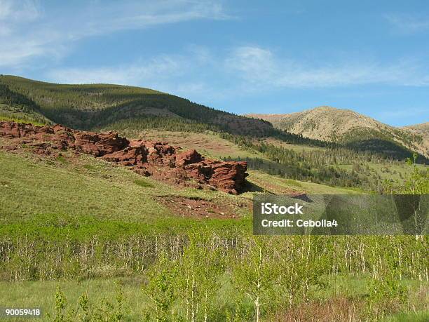 Red Rocks Waterton Park Canada Stock Photo - Download Image Now - Alberta, At The Edge Of, Blue