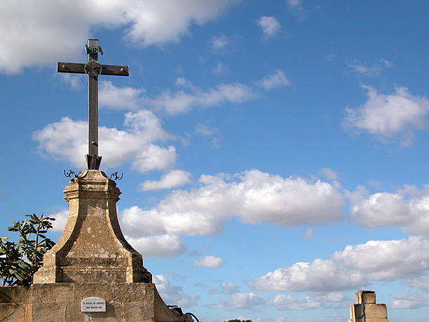 Wayside Cross stock photo