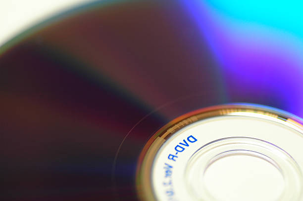 Blue DVD, CD-R - foto de acervo