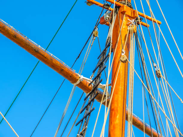 istock Detail of old sailing ship 900599990