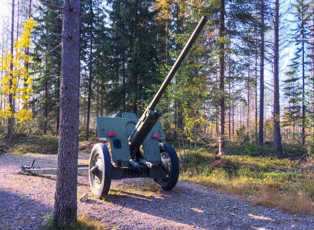 istock old finnish cannon from ww2. 900603656