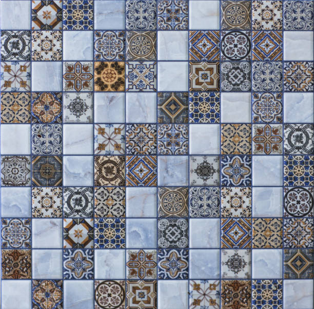 istock vintage mosaic, tile, abstract geometry 900603682