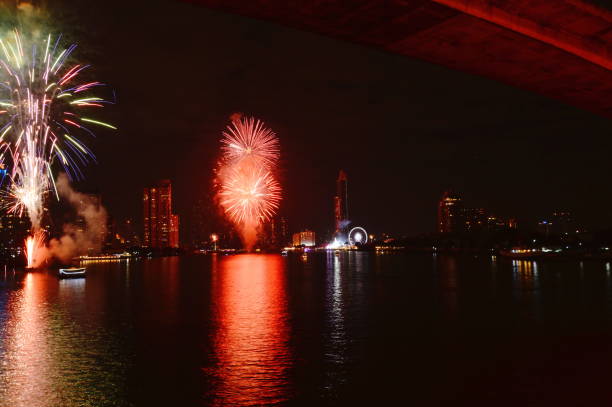 istock new year celebration fireworks in Thailand 900603840