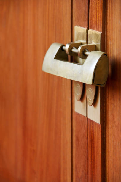 istock Vintage door lock from China 900604374