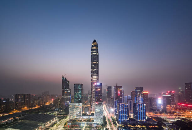 istock Shenzhen city downtown district 900614826