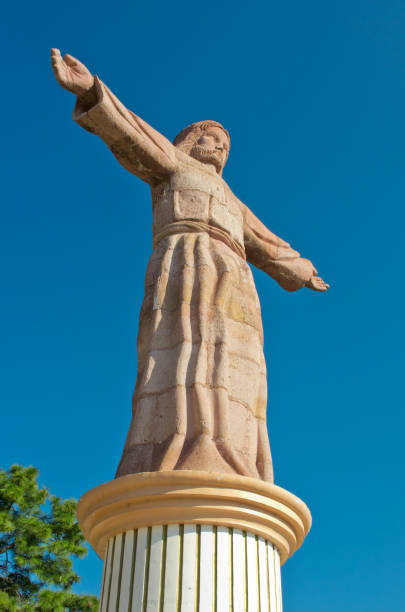 istock Monumental Christ at Atachi Hills. Taxco, Mexico 900614830