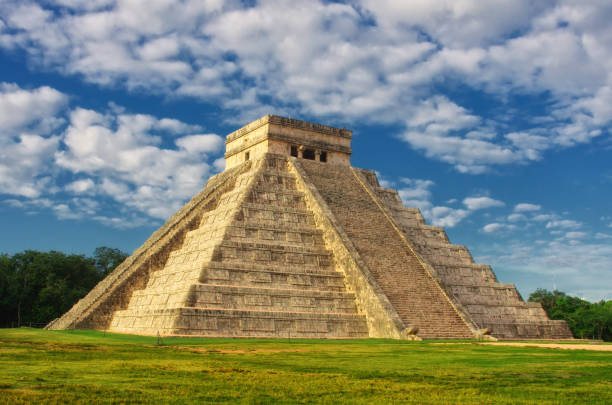 istock Pyramid in Chichen Itza, Temple of Kukulkan. Yucatan. Mexico 900614990