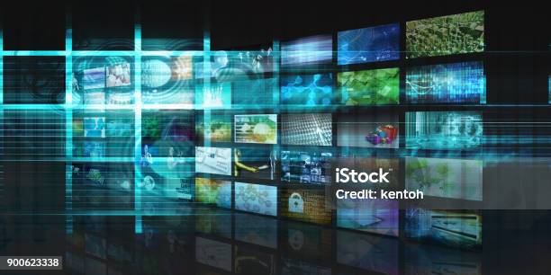 Video Streaming Entertainment Stock Photo - Download Image Now - Television Set, Choice, New