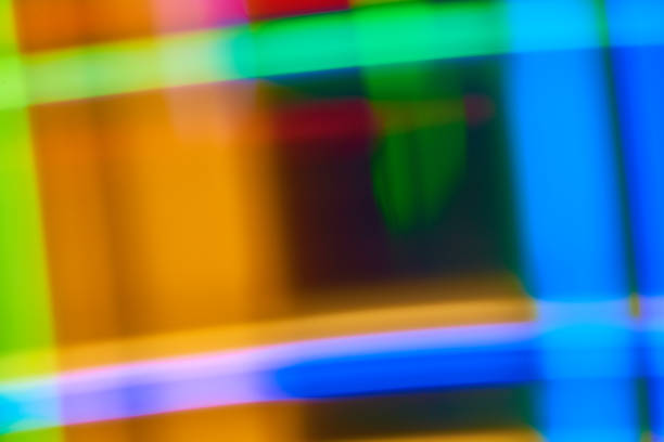 istock Blue bokeh abstract light background and texture,Blurred of colorful bokeh abstract on unfocused background,Color Line of light, long exposure motion lights 900626106