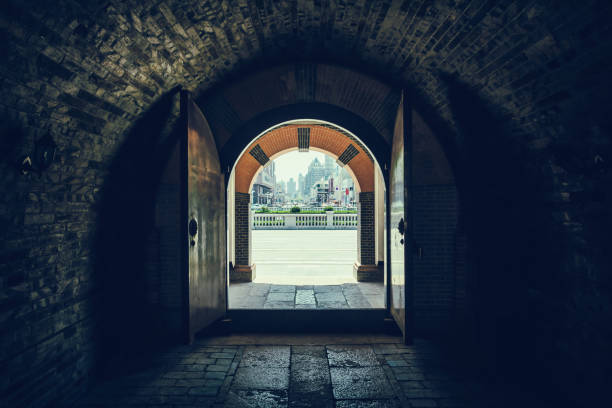 istock China city gate in the night 900633248