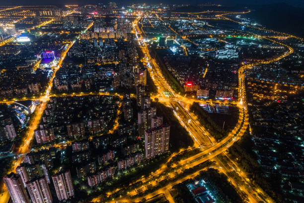 istock modern city panorama night view 900633344
