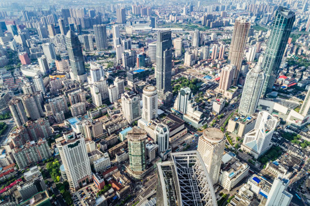 istock a bird's eye view of shanghai 900633382