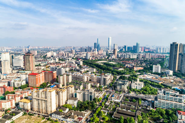 istock a bird's eye view of shanghai 900633568