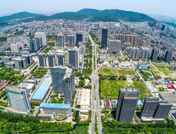 istock a bird's eye view of shanghai 900633636