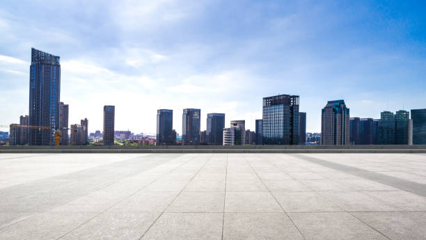 istock modern buildings in Nantong 900636454