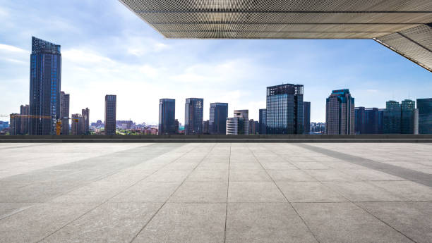istock modern buildings in Nantong 900636474