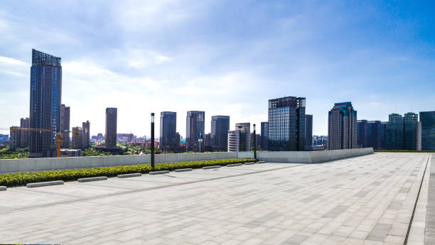 istock modern buildings in Nantong 900636478