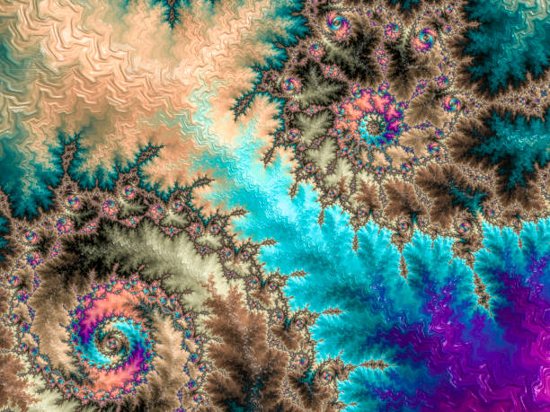 Background created by fractal geometry.