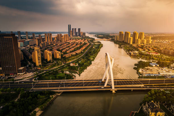 istock The bridge with city 900636842