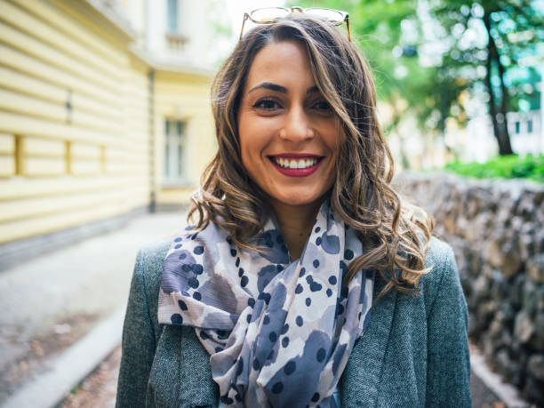 istock Beautiful happy woman 900637232