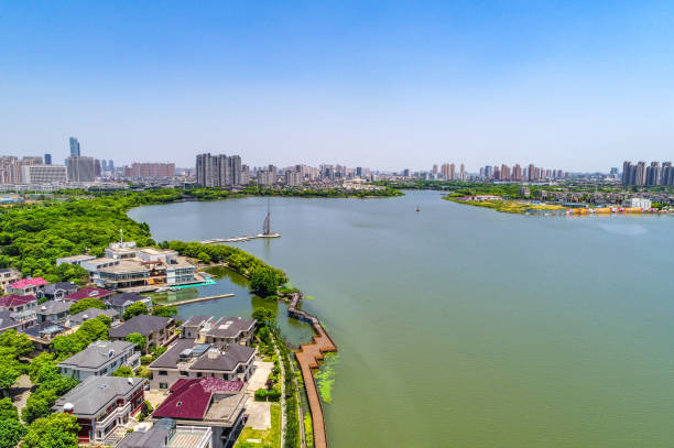 istock The city park with lake 900637380