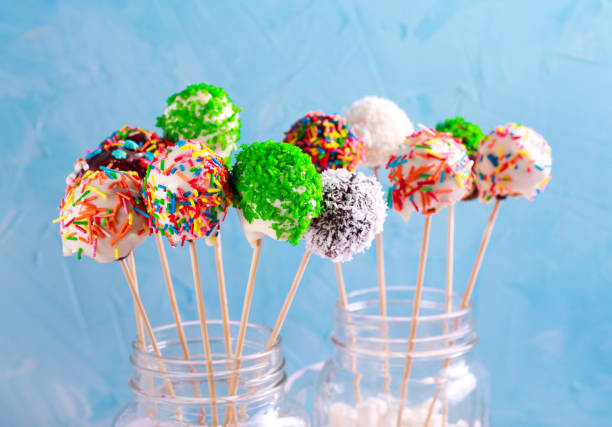 istock Colorful cake pops with sprinkles 900640592