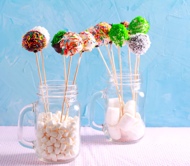 istock Colorful cake pops with sprinkles 900644116