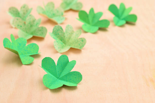 istock Clover leaf imitation of paper 900644478