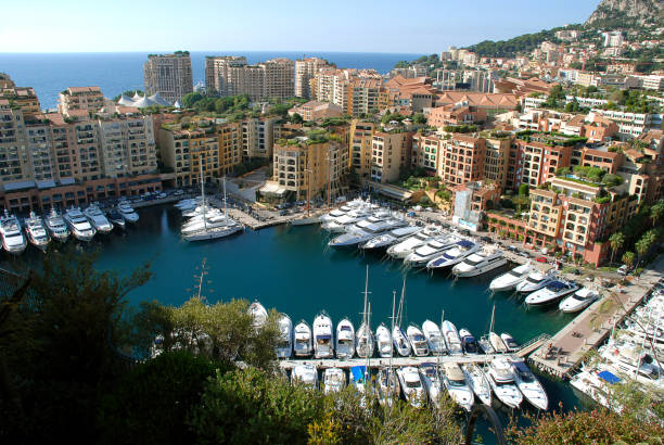 istock Panoramic view of Fontvieille, Monaco 900646800