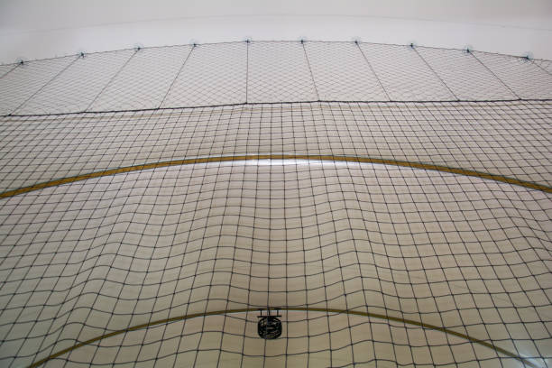 istock protective net in the sports hall 900647388