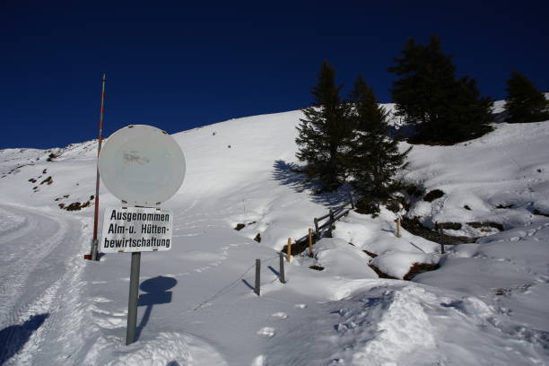 istock Wintery mountain landscape with sunshine 900647584
