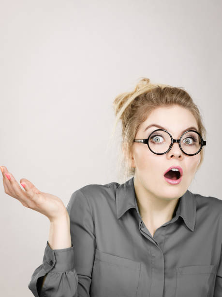 istock Business woman being positive shocked 900651012