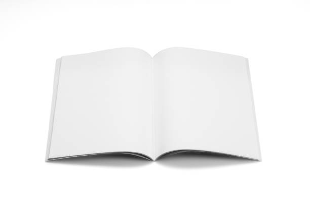 istock Mock-up magazines, book or catalog on white table background. 900657962