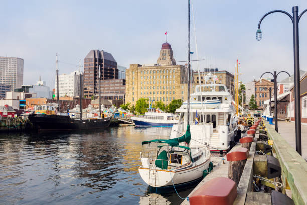 architektur von halifax, nova scotia - neuschottland stock-fotos und bilder