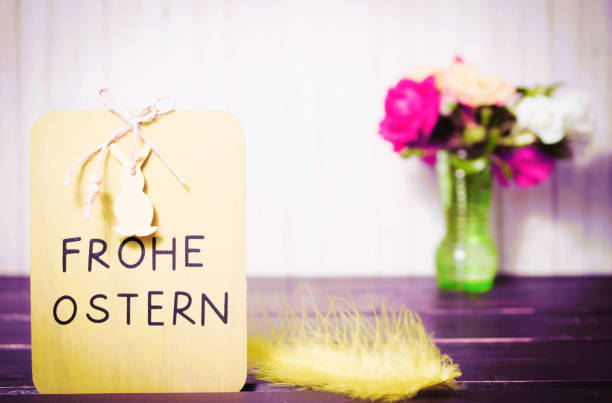 istock Easter chalkboard decoration background wit  flowers. copy space 900665686
