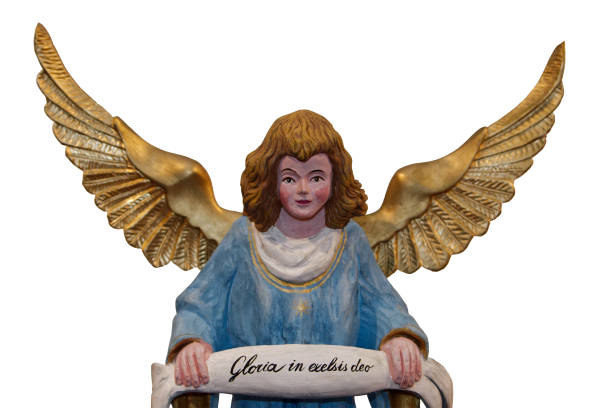 Christmass angel isolated on a white background