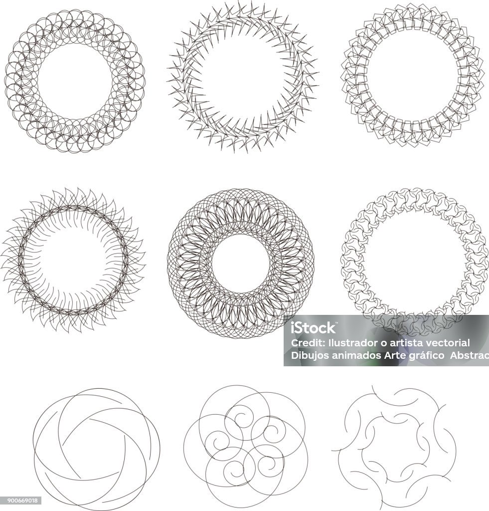 Set Apart Vector Divider Set Vector Stock Illustration - Download Image Now - Abstract ...