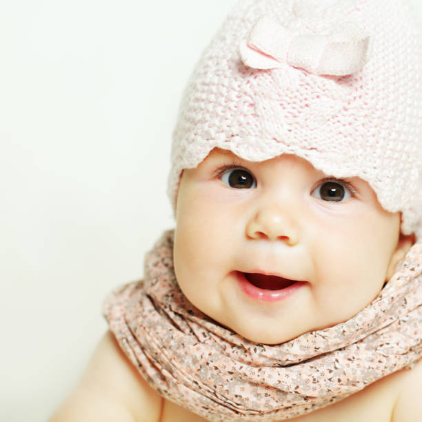 istock Beautiful small baby, cute face 900669318