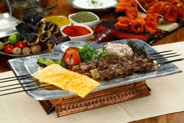 istock Beef Steak Skewers - Shish Kebab 900669894
