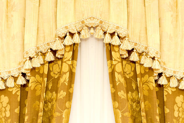 istock curtain interior decoration on wall in bed room 900669940
