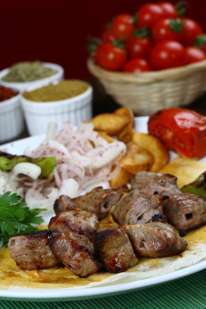 istock Beef Steak Skewers - Shish Kebab 900670380