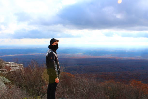 istock Sams Point- guy looking over the valley. 900673456