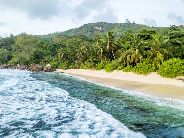 istock Anse Takamaka Beach Mahe Island Seychelles Islands 900676806