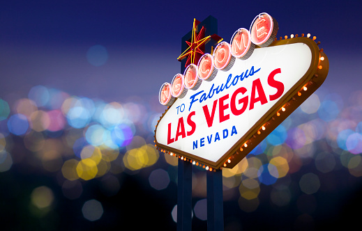 A stock photo of the Welcome to Fabulous Las Vegas, Nevada sign.