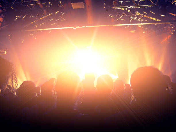 istock Concert crowd in front of a live stage 900698618